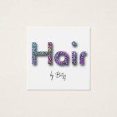 Parties scintillant holographique Carte de visite (Devant)