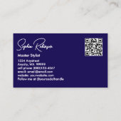 Parties scintillant holographique de luxe et Carte (Dos)