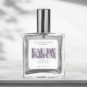 Parties scintillant holographique et Étiquette bla