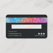 Parties scintillant Holographique moderne Carte de (Dos)