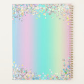 Parties scintillant holographique Unicorn (Dos)