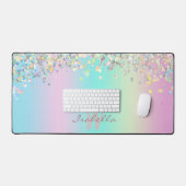 Parties scintillant holographique Unicorn (Clavier et souris)
