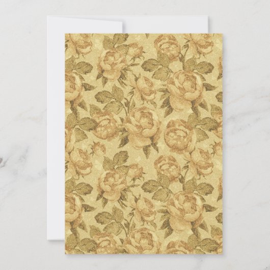 Parties scintillant Invitation à la douche nuptial (Dos)