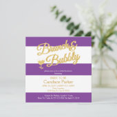 Parties scintillant, Invitations de douche nuptial (Debout devant)