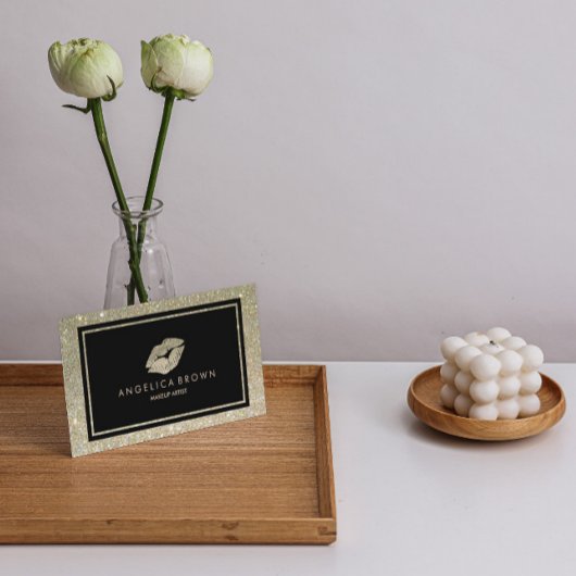 Parties scintillant Lips maquillage Artiste Carte 