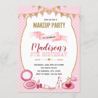 Parties scintillant maquillage invitation à la fêt