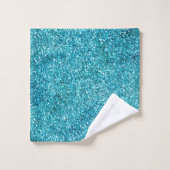Parties scintillant Mermaid Aqua Glitz        (Gant de toilette)
