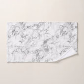 Parties scintillant moderne chic gris gris argenté (Serviette à main)