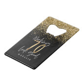 parties scintillant moderne design en noir et or 7 (Devant Angle)