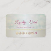 Parties scintillant moderne élégant Bokeh Carte de (Devant)