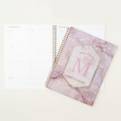 Parties scintillant moderne Monogramme en marbre C (Devant avec enveloppe)