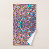 Parties scintillant Moderne Opal Collection Hologr (Serviette à main)