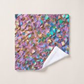 Parties scintillant Moderne Opal Collection Hologr (Gant de toilette)
