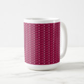 Parties scintillant Mug Maroon (Devant droit)