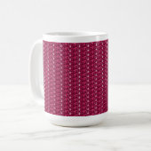 Parties scintillant Mug Maroon (Devant gauche)