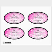 Parties scintillant noire de luxe Étiquettes de pr (Feuille)