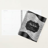 Parties scintillant noire et argentée Tiger Stripe (Devant avec enveloppe)