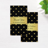 Parties scintillant noire et or classique Pois Mer (Bureau)