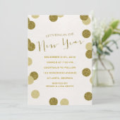 Parties scintillant Nouvel An Soirée Invitation (Debout devant)