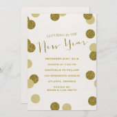 Parties scintillant Nouvel An Soirée Invitation (Devant / Derrière)