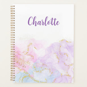 Parties scintillant nuage pastel coloré fée