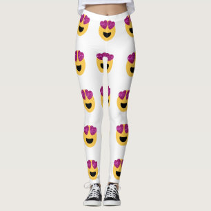 parties scintillant oeil émoticônes leggings