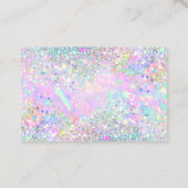 parties scintillant opal arrière - plan carte de r (Dos)