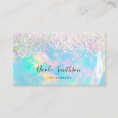 parties scintillant opal gemstone carte de visite (Devant)