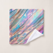 Parties scintillant Opal Holographique Collection  (Gant de toilette)