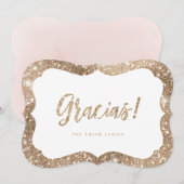 Parties scintillant or brillant simple carte de re (Devant / Derrière)