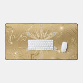 Parties scintillant Or de luxe Snowflake Diamond (Clavier et souris)
