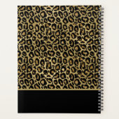 Parties scintillant or élégant Leopard Poster de a (Dos)