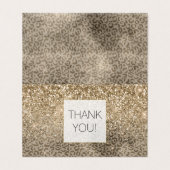 Parties scintillant or Empreinte de léopard Brown (Outside Unfolded)