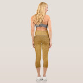 Parties scintillant or Gradient Capri Leggings (Verso)