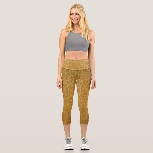 Parties scintillant or Gradient Capri Leggings (Recto)