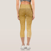 Parties scintillant or Gradient Capri Leggings (Verso)
