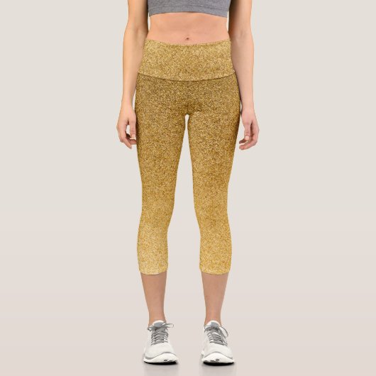 Parties scintillant or Gradient Capri Leggings (Recto)