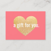 Parties scintillant Or moderne certificat cadeau c (Devant)