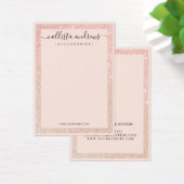 Parties scintillant or rose Bordure Cursive Écran  (Bureau)