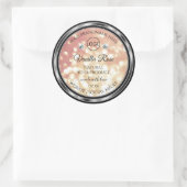 Parties scintillant or Rose de luxe Étiquette Bij (Sac)