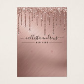 Parties scintillant or rose  Écran de collier (Devant)