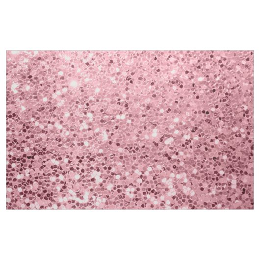 parties scintillant Or Rose en tissu de coton larg (Yard)