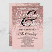 Parties scintillant or rose Étincelles Programmes  (Devant / Derrière)