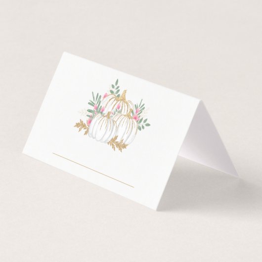 Parties scintillant or rose Floral Citrouille Auto (Front)