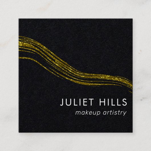 Parties scintillant or Swish et Carte de visite Ca (Devant)