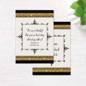 Parties scintillant ornementale or rayé classique (Bureau)