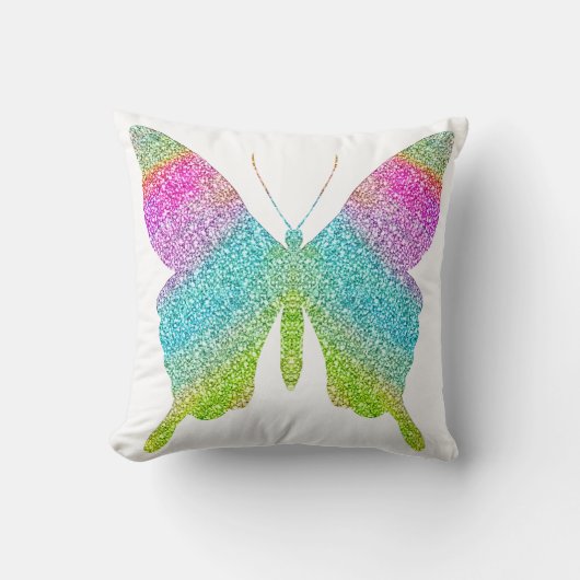 Parties scintillant Papillon Coussin - choisissez  (Recto)