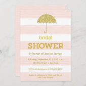 Parties scintillant parapluie invitation à la douc (Devant / Derrière)