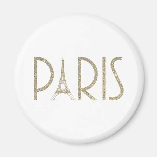 Parties scintillant PARIS Magnet (Devant)