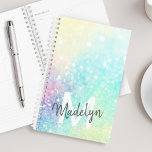 Parties scintillant Pastel Bokeh Girly Colorée Mot<br><div class="desc">Un beau motif de parties scintillant pastel multicolore,  que vous pouvez personnaliser avec vos détails personnalisés.</div>